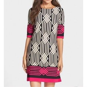 Eliza J Print Jersey Shift Dress